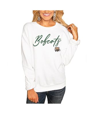 Gameday Couture - Women's White Ohio Bobcats Win the Day Pullover Sweatshirt