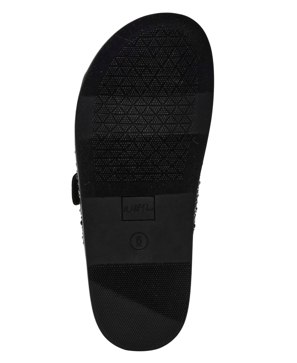 Wild Pair Women's Maagda Round Toe Slip On Sandals, Macy's Exclusive In Black