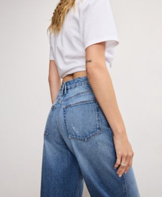 Women's Good Wide Leg High-Rise Jeans, Regular and Plus