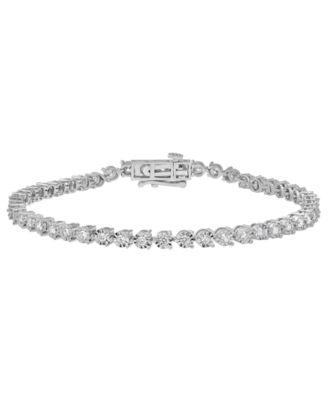 Diamond Bracelet (1 ct. t.w.) in 14k White Gold