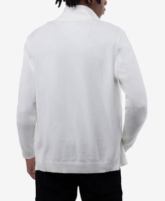 Men's Full Zip Mock Neck Sweater