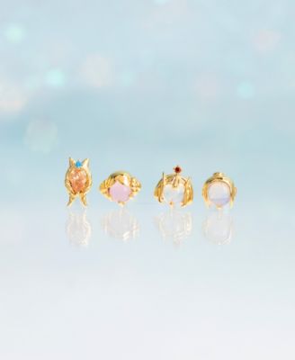 Crystal Gold Plated Star Wars Stud Set