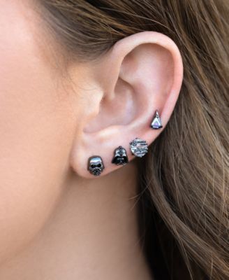 Star Wars Power of the Dark Side Crystal Gunmetal Stud Set
