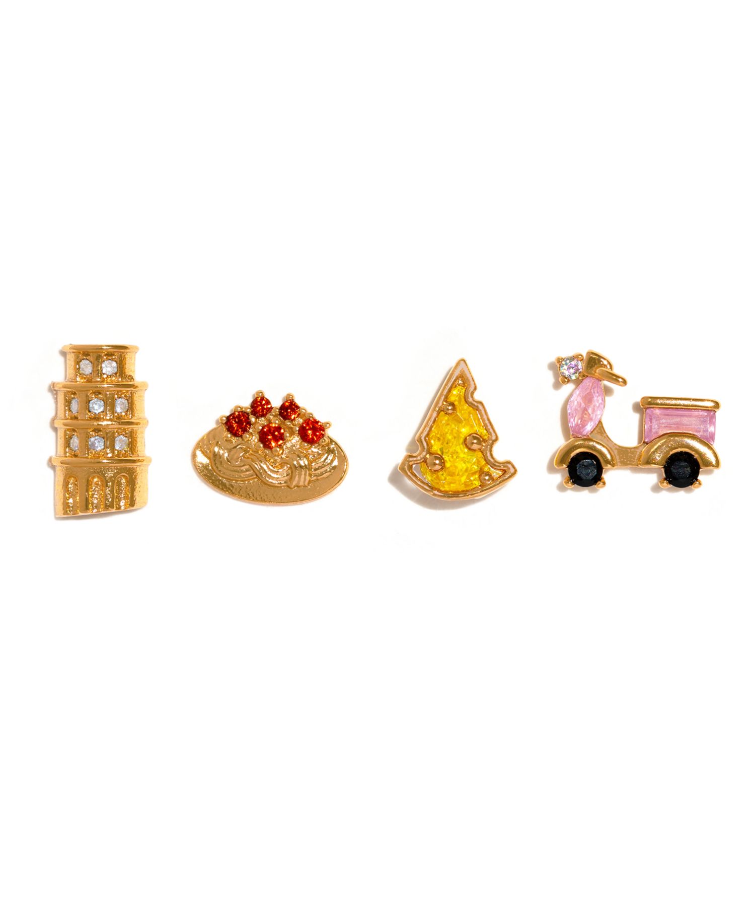 Crystal Ciao Bella Italia Stud Set