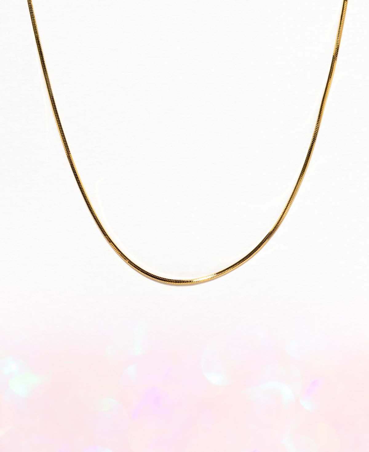Girls Crew Monaco Snake Gold Plated Chain Necklace In Gold