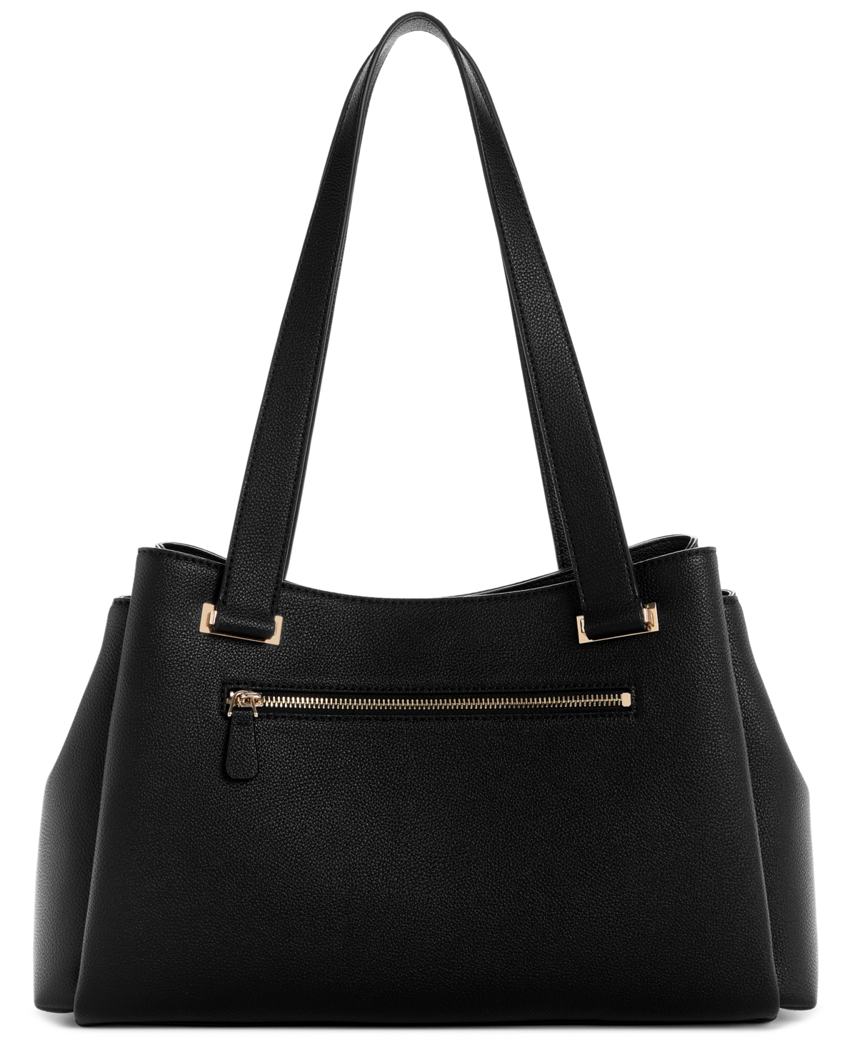 Guess Evie Girlfriend Medium Carryall Bag In Black
