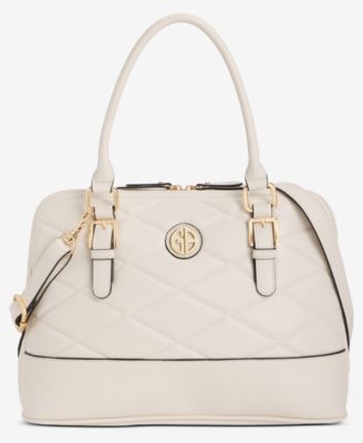 Medium Quilted Dome Satchel