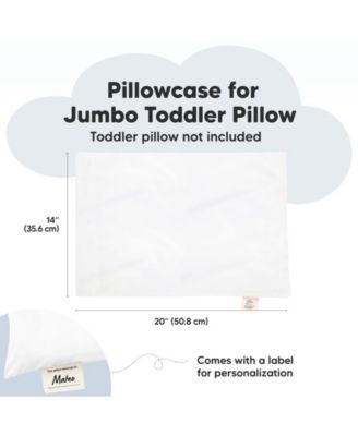 Toddler Pillowcase for 14X20 Pillow, Organic Pillow Case, Travel Pillow Case Cover