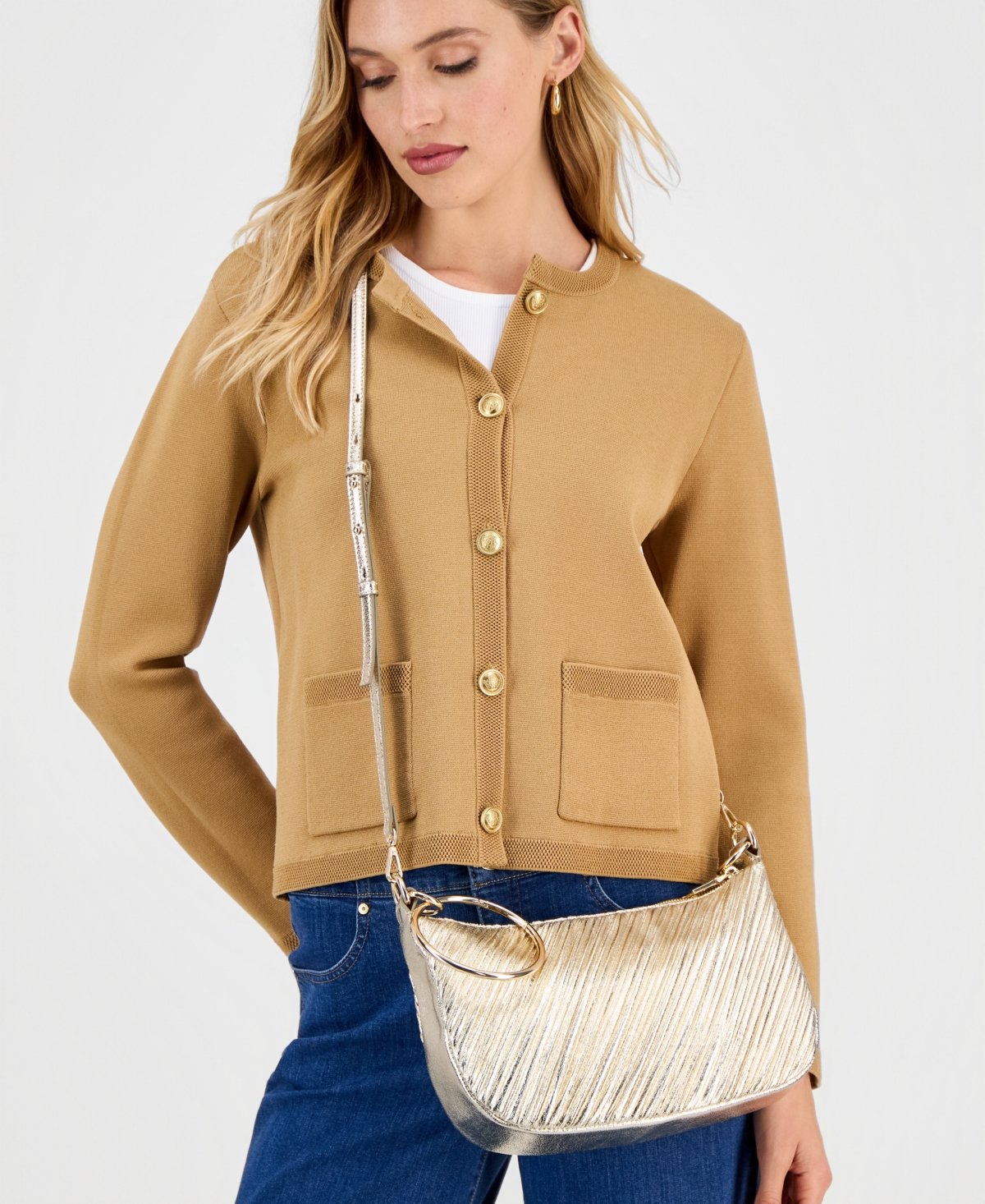 I.n.c. International Concepts Small Donniee Bangle Crossbody Bag, Macy's Exclusive