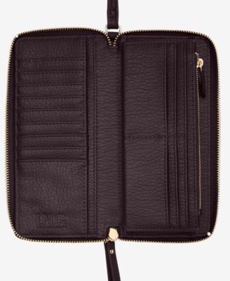 Hazell Pieced Zip Around Wallet, Exclusively at Macy's 