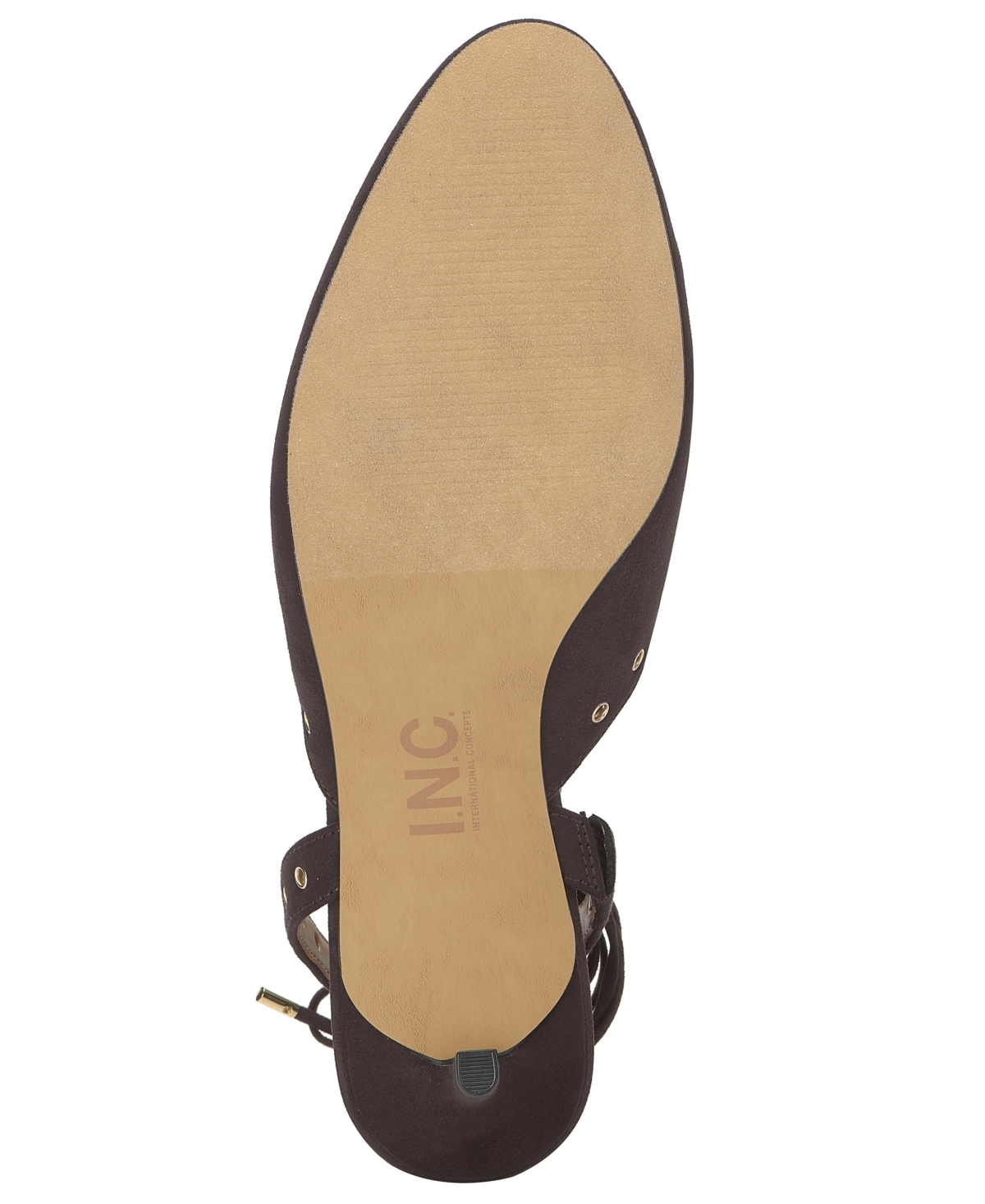 Inc International Concepts Women's Dayani Lace-up Heel Sandals, Macy's Exclusive In Brown