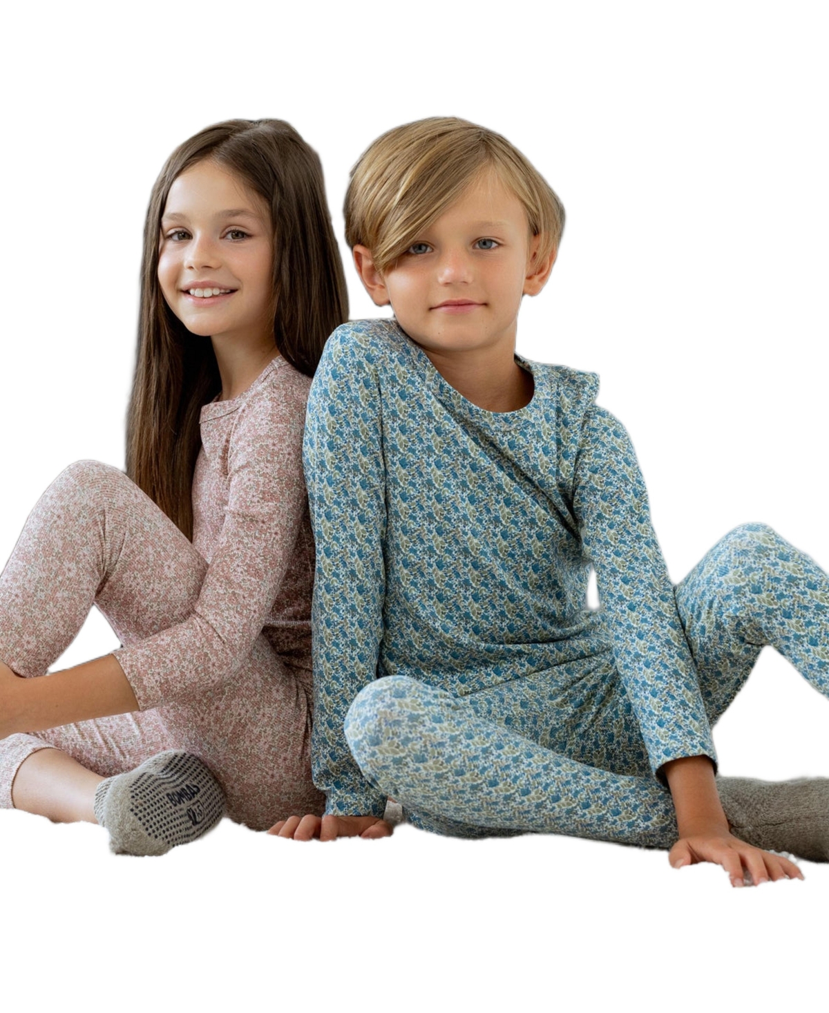NoggiWear Baby Floral Bamboo Loungewear Set