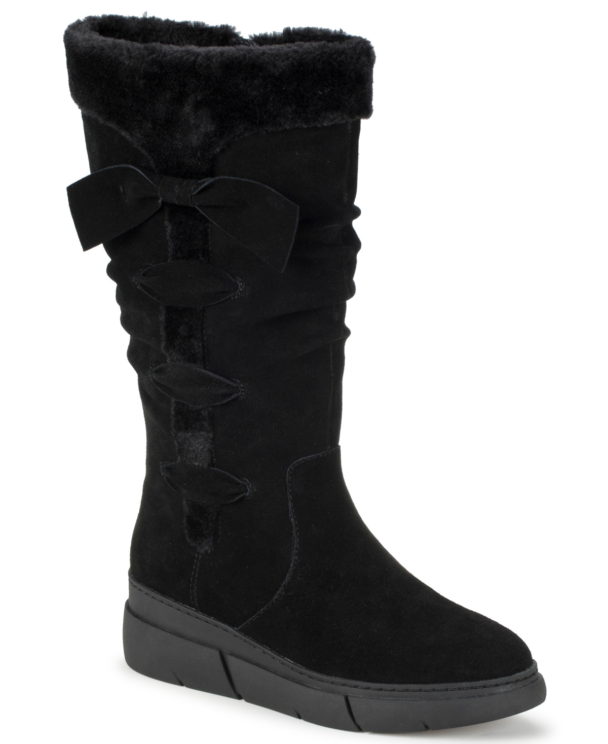 Baretraps Women's Larenna Tall Wedge Boots In Black