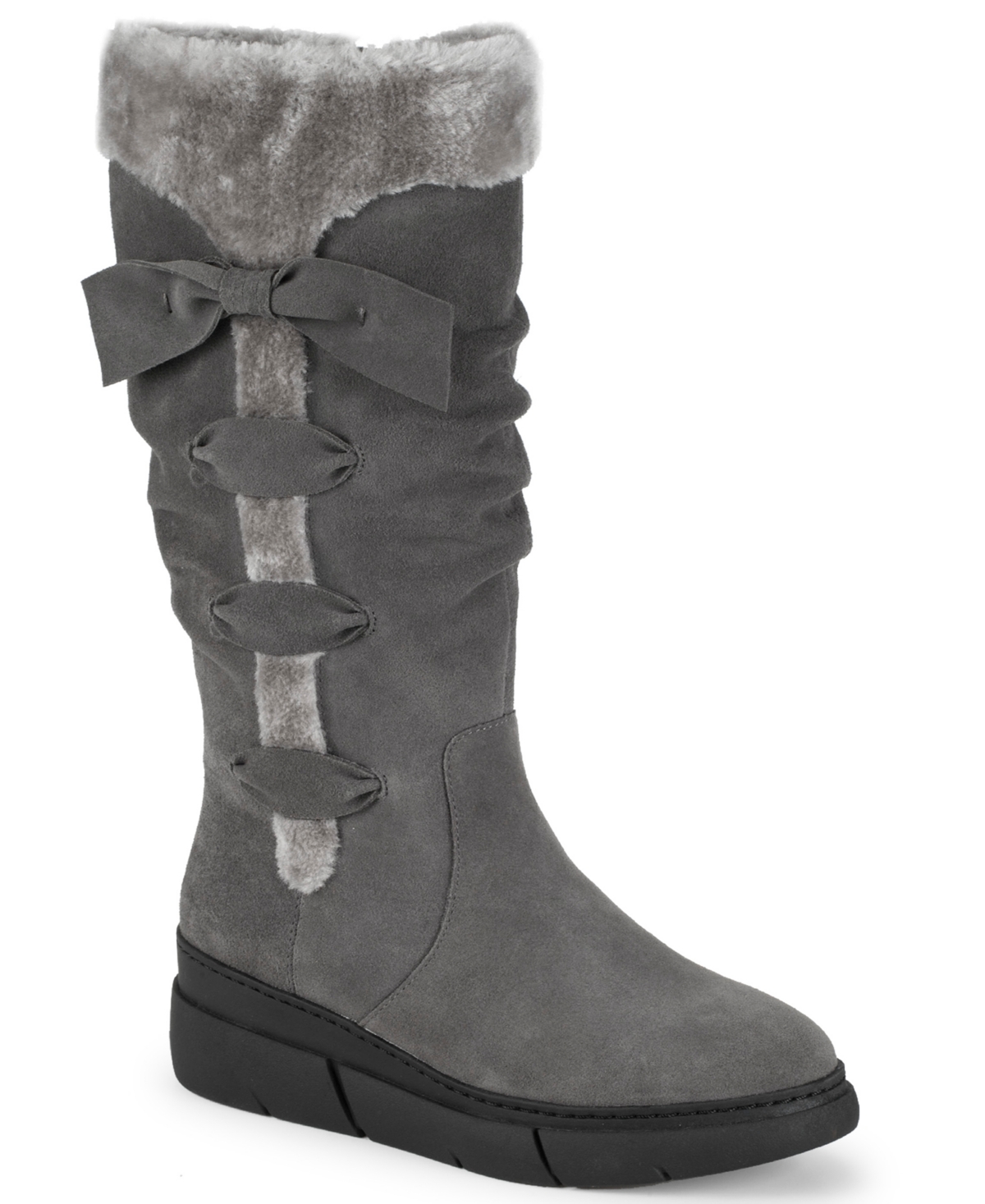 Baretraps Women's Larenna Tall Wedge Boots In Gray