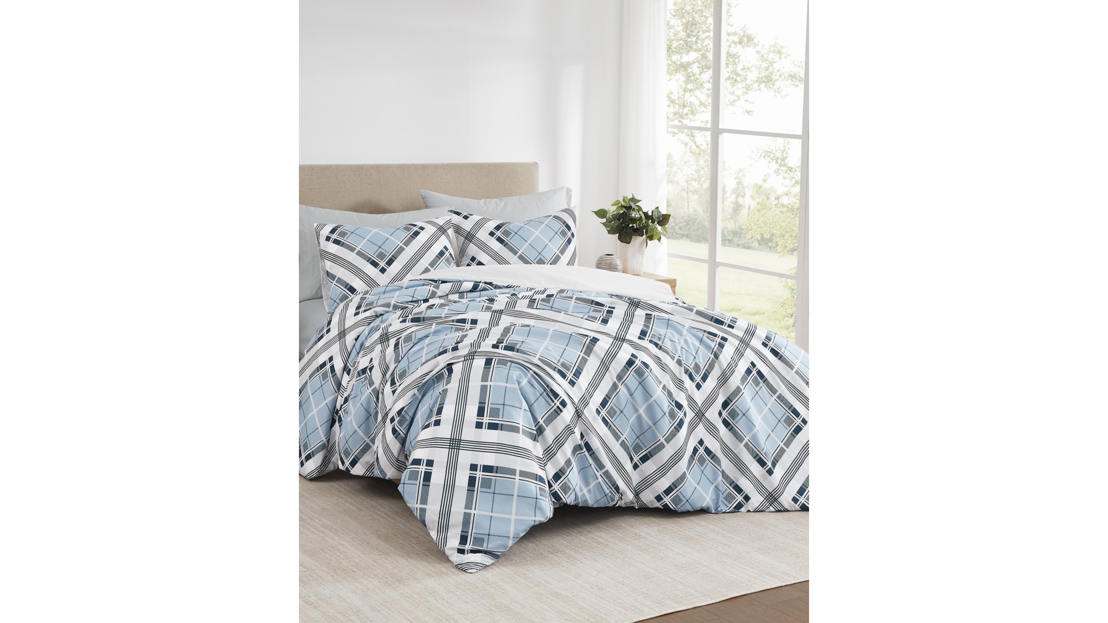 Truly Soft Lars Plaid 2-Pc. Comforter Set, Twin/Twin Xl