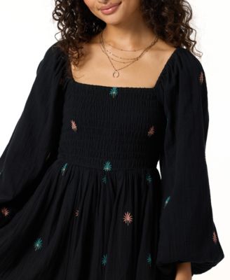 Women's Gracyn Palm Printed Smocked Dress