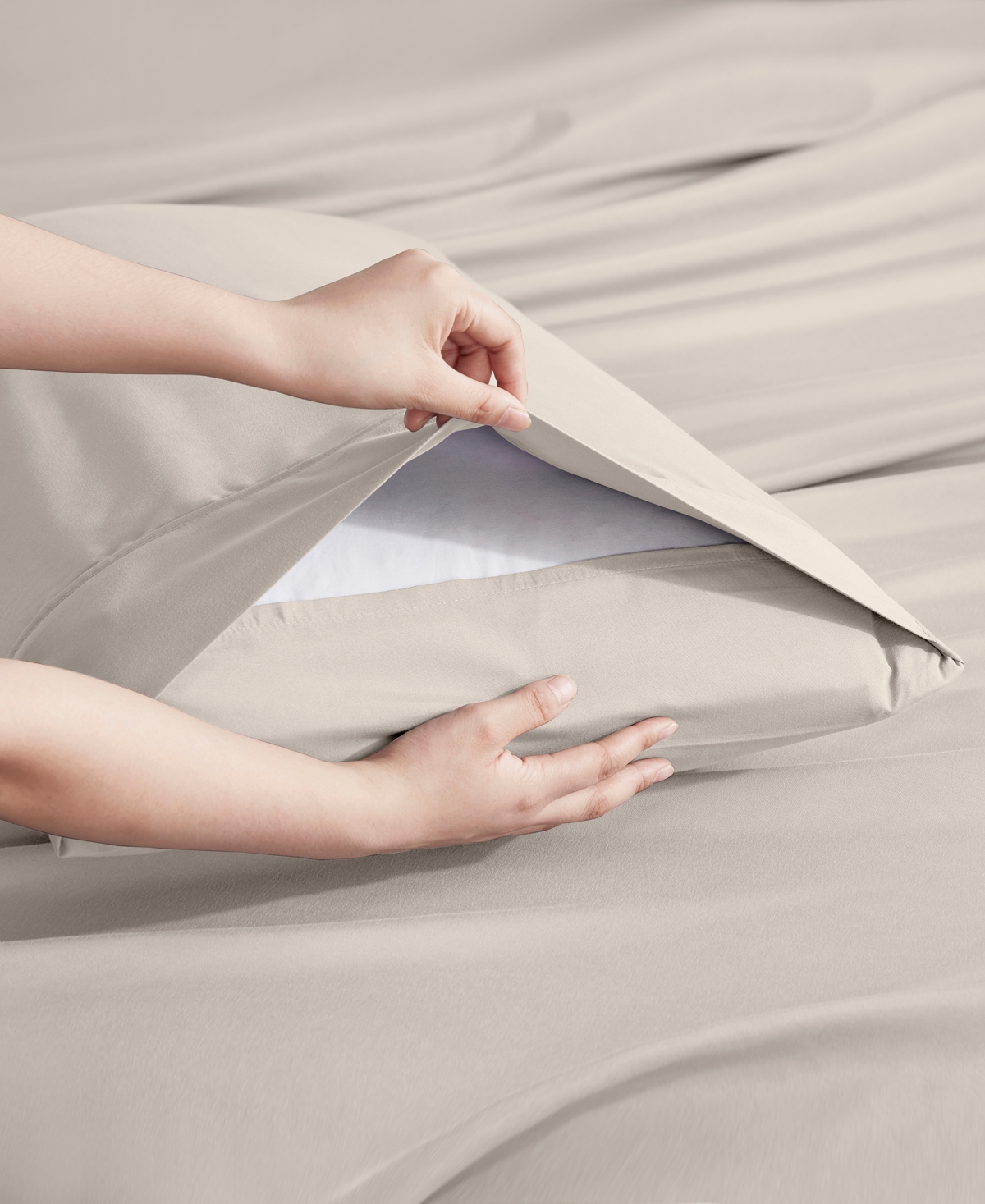 Nestl Extra Deep Pocket 4-pc. Sheet Set, Twin Xl In Sand