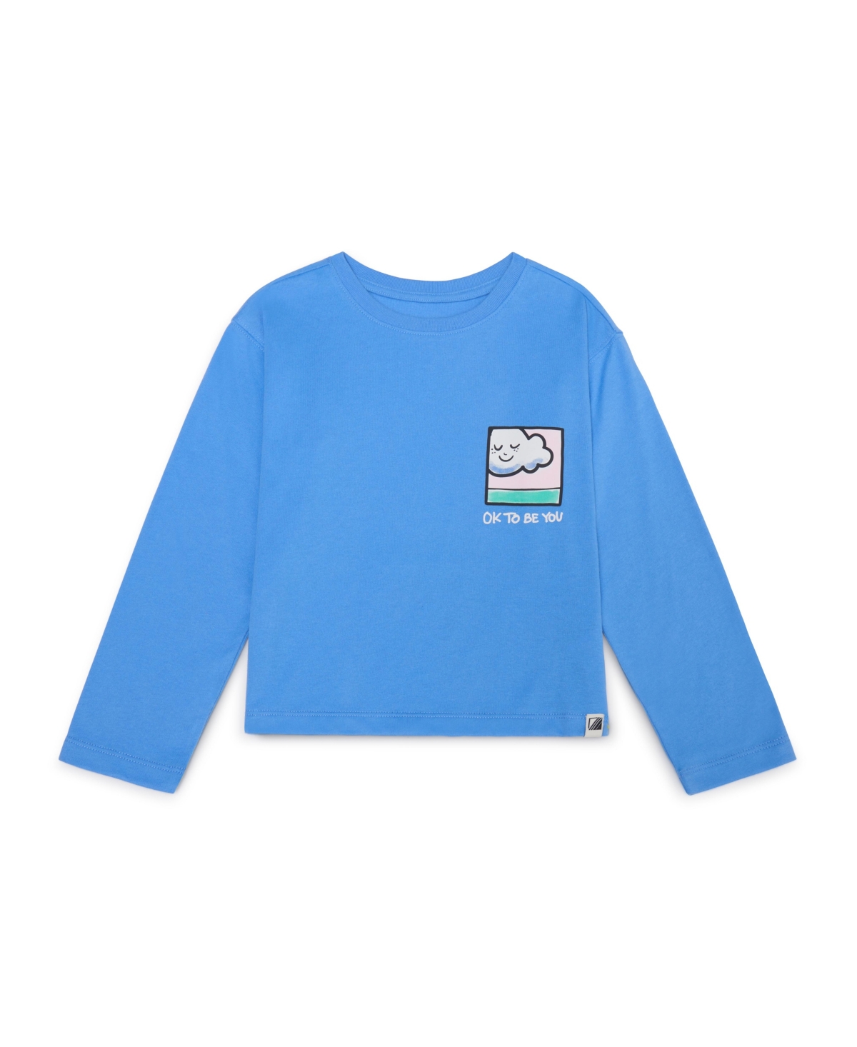 Color Lab Girls 3t-7 Printed Long Sleeves T-shirt In Purple