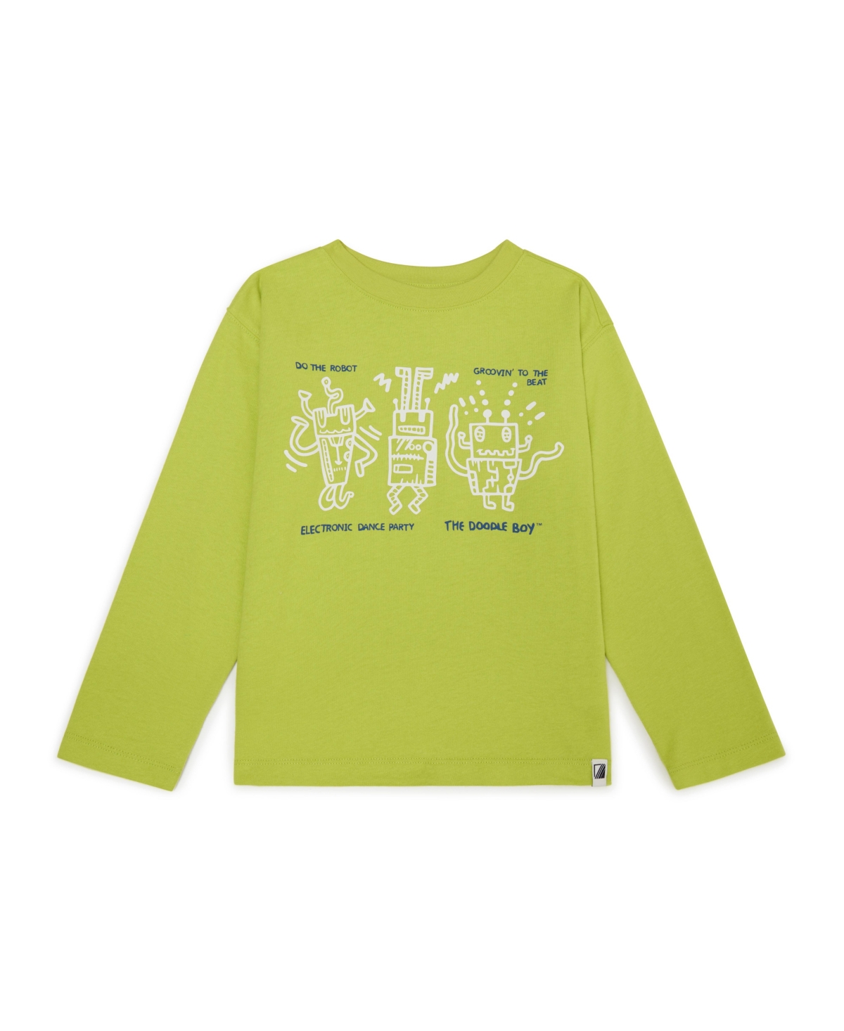 Color Lab Boys 2-10 Printed Long-sleeve T-shirt In Green