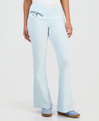 Juniors' Hello Kitty Thermal Fold-Over Pants
