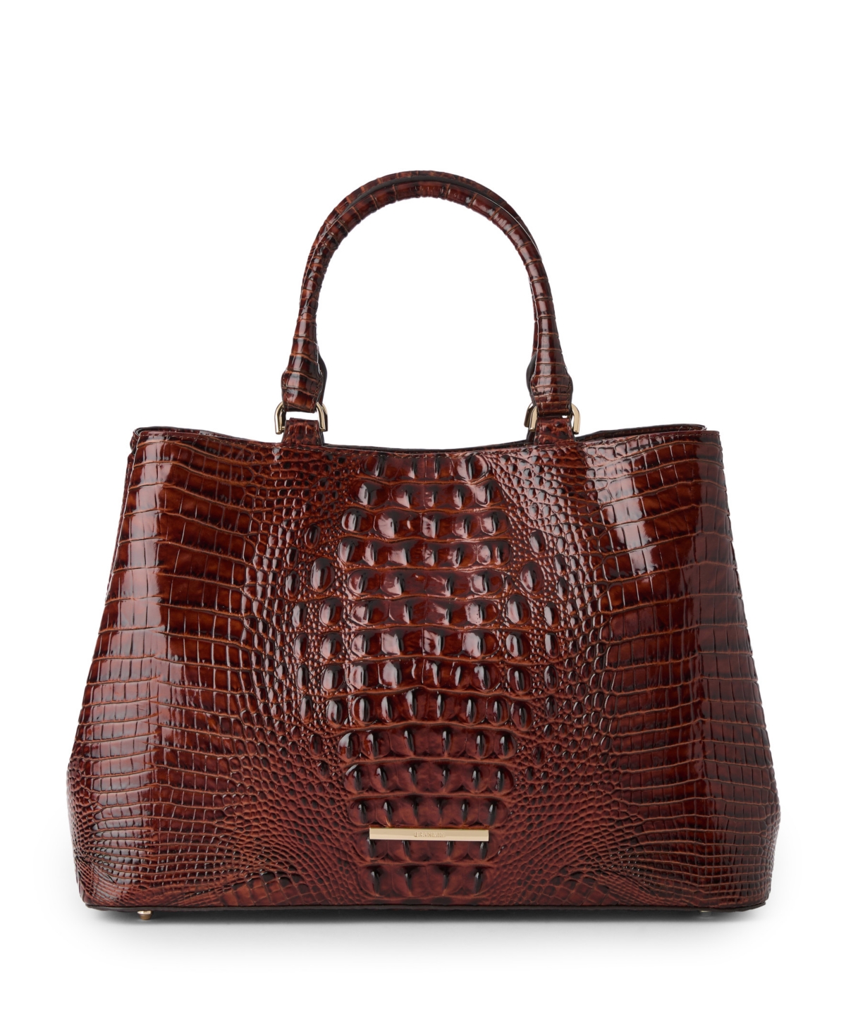 Brahmin Denise Large Leather Carryall Bag In Brown