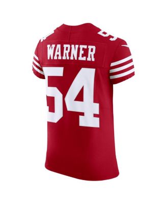 Men's Fred Warner Scarlet San Francisco 49ers Vapor F.U.S.E. Elite Jersey