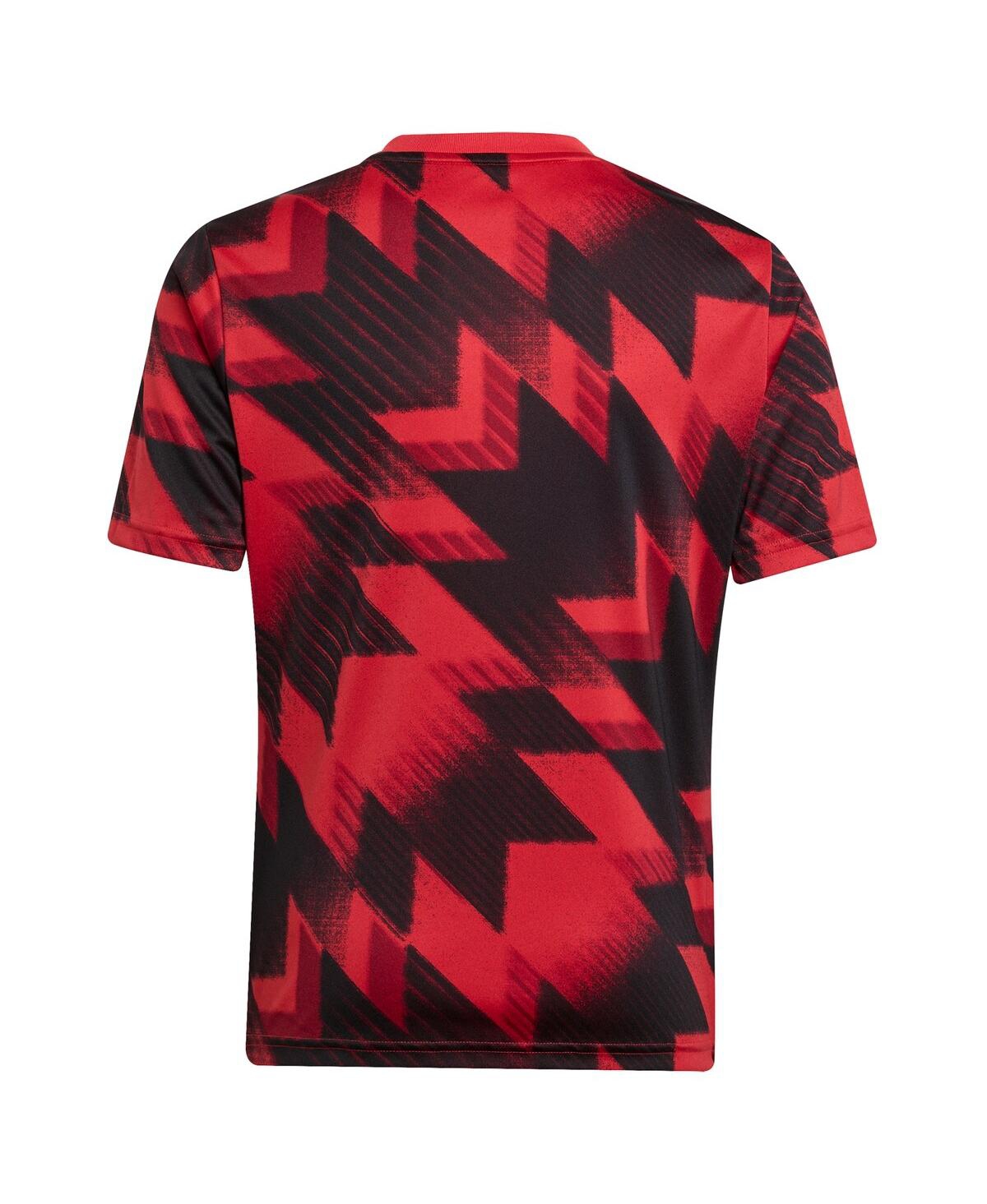 Adidas Big Boys and Girls Red Manchester United 2025/26 Pre-Match Aeroready Jersey