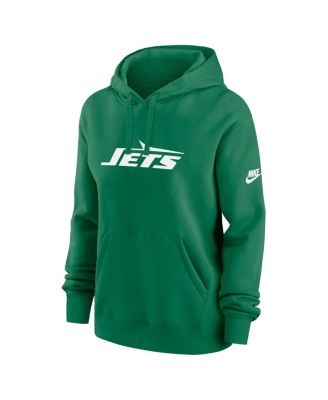 Women's Green New York Jets Club Fleece Pullover Hoodie