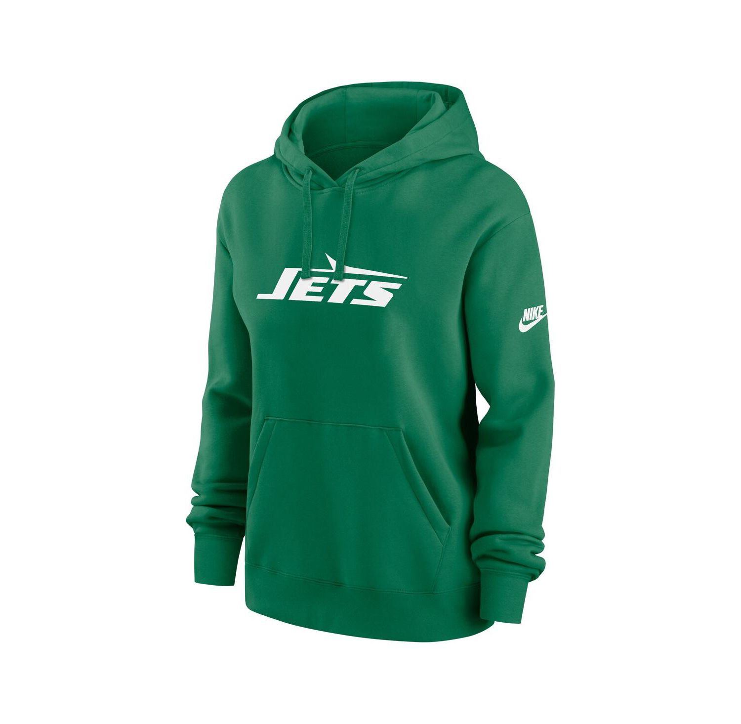 Women's Green New York Jets Club Fleece Pullover Hoodie