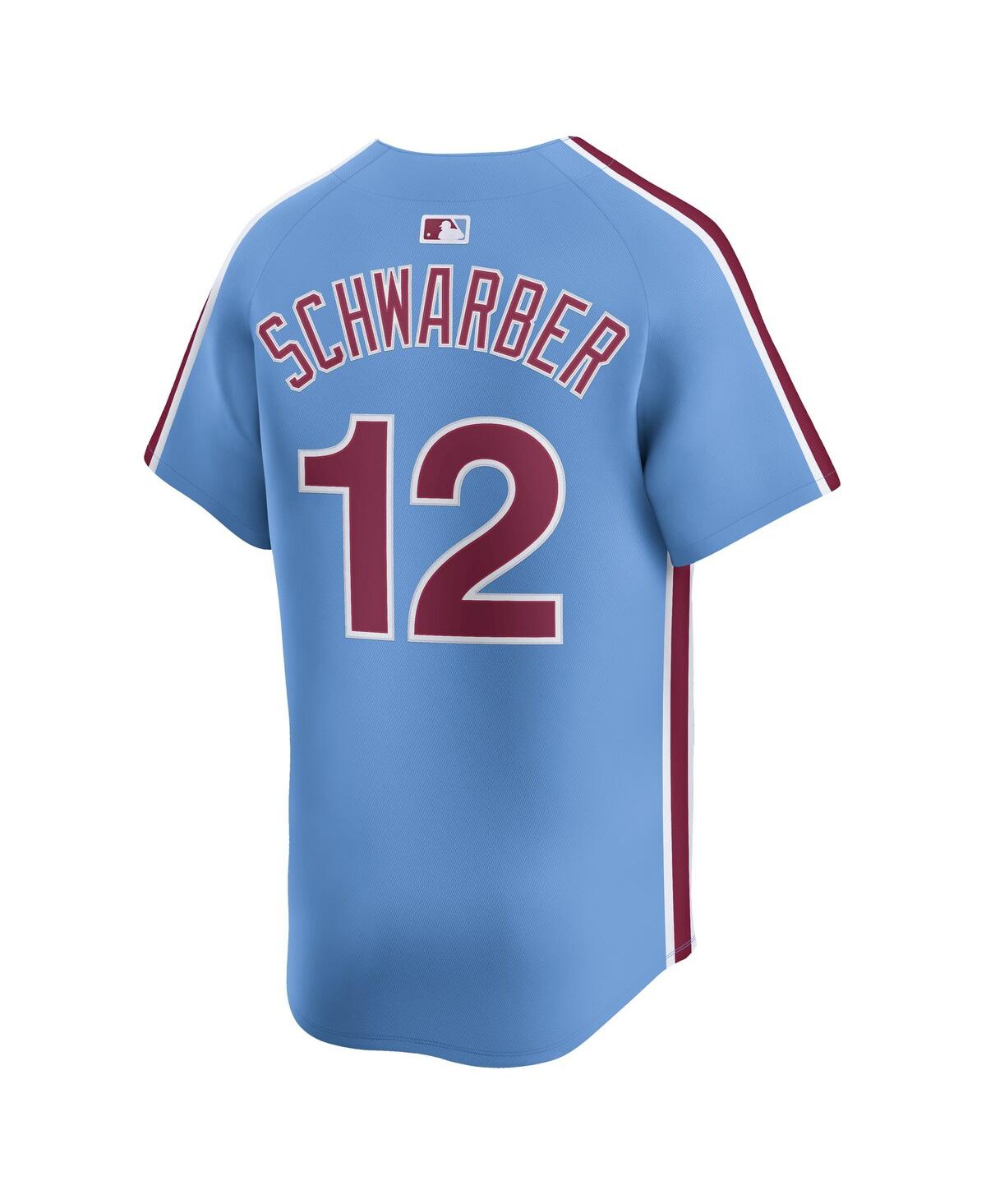 Nike Men's Kyle Schwarber Light Blue Philadelphia Phillies Alternate Limited Jersey