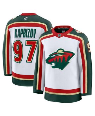 Fanatics - Men's Kirill Kaprizov White Minnesota Wild 25th Anniversary Premium Player Jersey