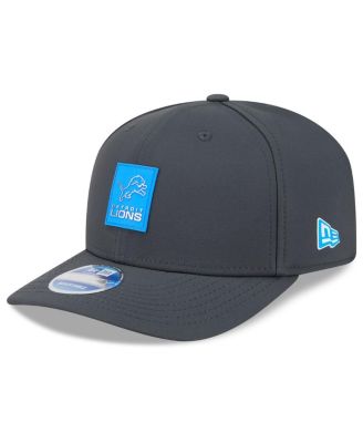 New Era - Men's Charcoal Detroit Lions 2025 Sideline Cold Weather 9SEVENTY Adjustable Hat
