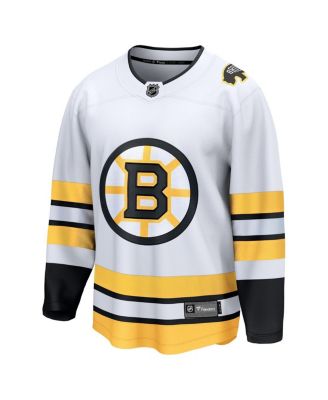 Men's White Boston Bruins Away Breakaway Jersey