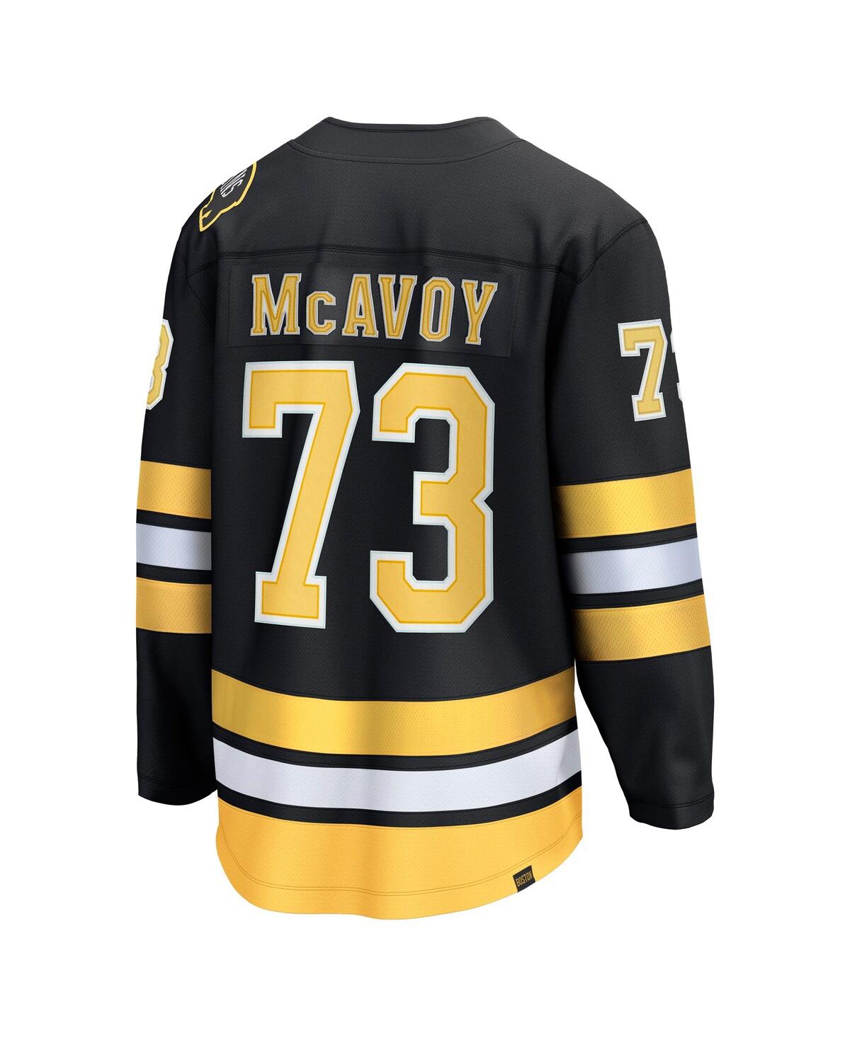 Fanatics Men's Charlie McAvoy Black Boston Bruins Home Breakaway Player Jersey