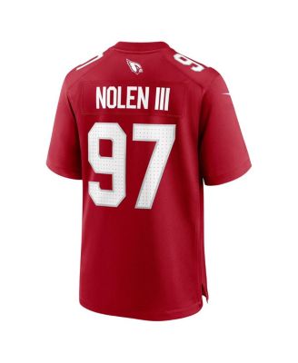 Men's Walter Nolen Cardinal Arizona Cardinals 2025 NFL Draft First Round Pick Game Jersey