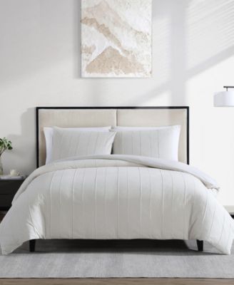 Woven Tucks Jacquard 3-Pc. Comforter Set, Queen