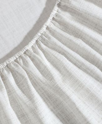 Printed Sateen 300-Thread Count Cotton 4-Pc. Sheet Set, Queen