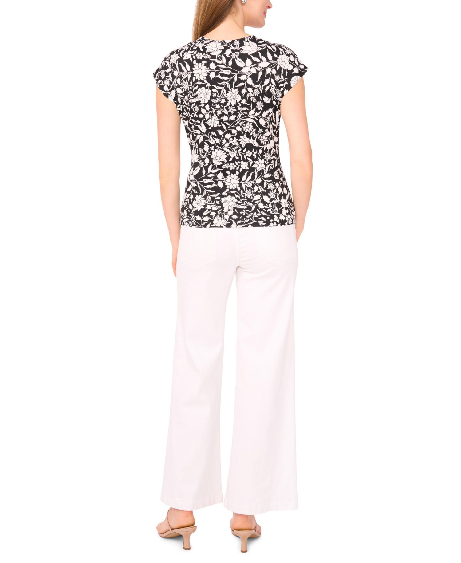 Women's V-Neck Short Sleeve Top