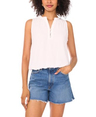 Vince Camuto - Women's V-Neck Sleeveless Top