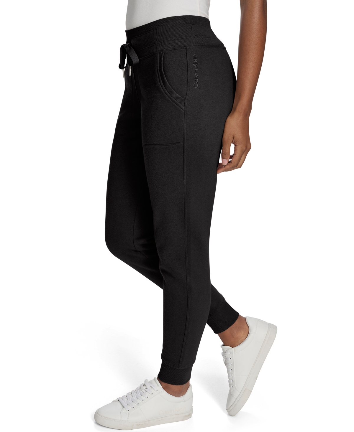 Calvin Klein Women's Relaxed Fit Jogger Sweatpants In Black