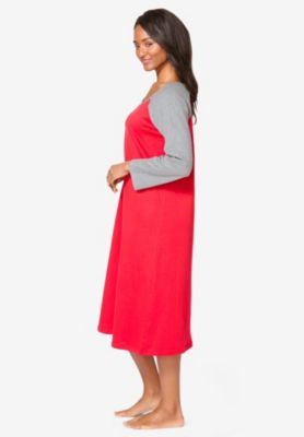 Women's Plus Size Body Baseball Sleepshirt