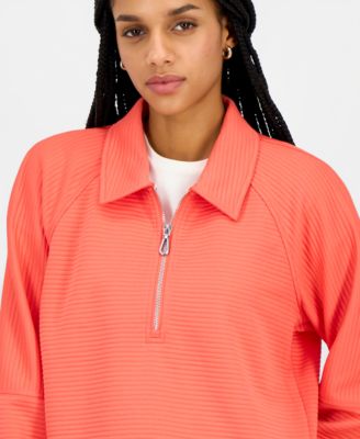 Women's Quarter Zip Ottoman Sweatshirt