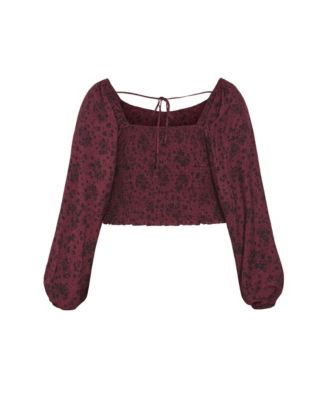 Plus Size Abbie Floral Print Top