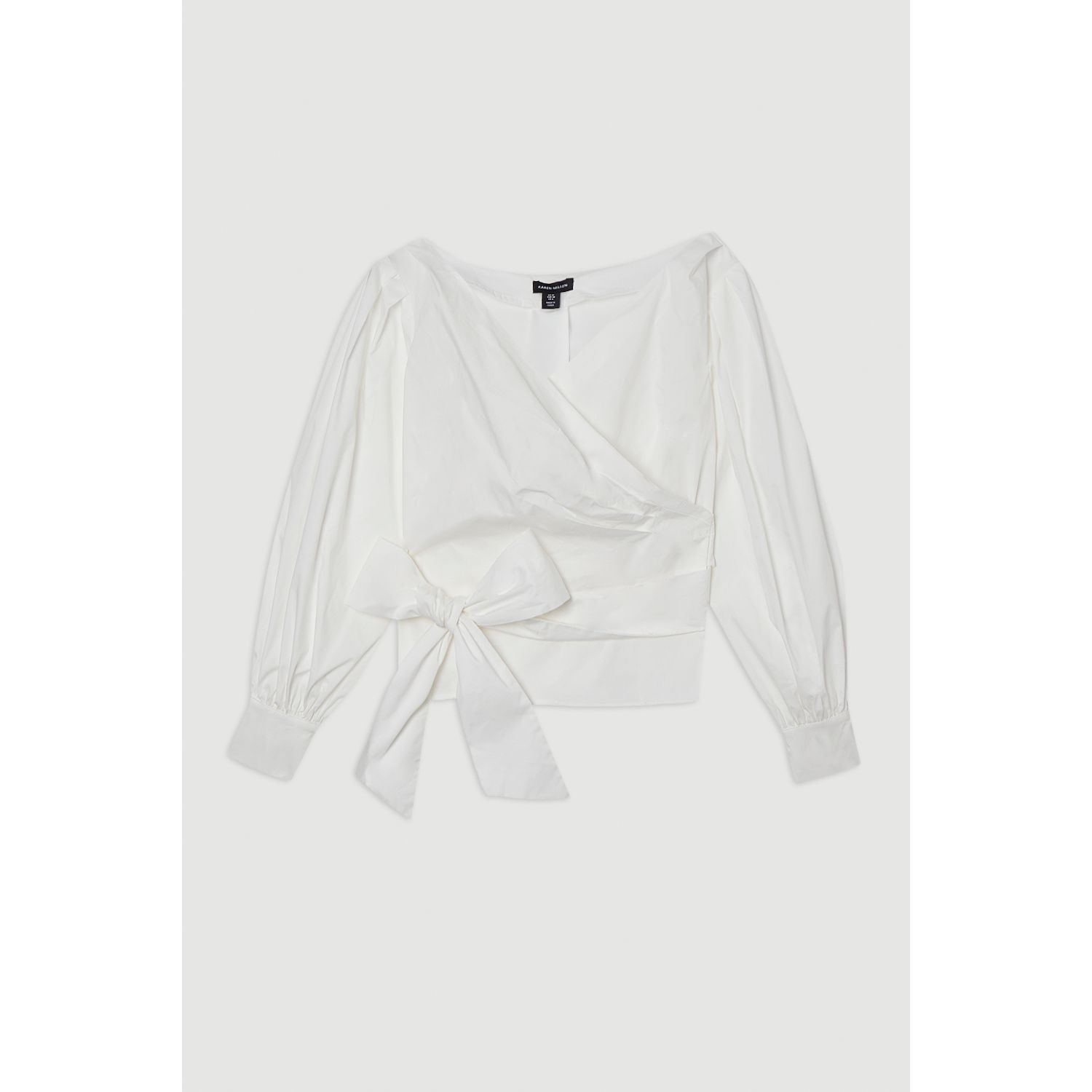 Women's Woven Wrap Detail Blouse