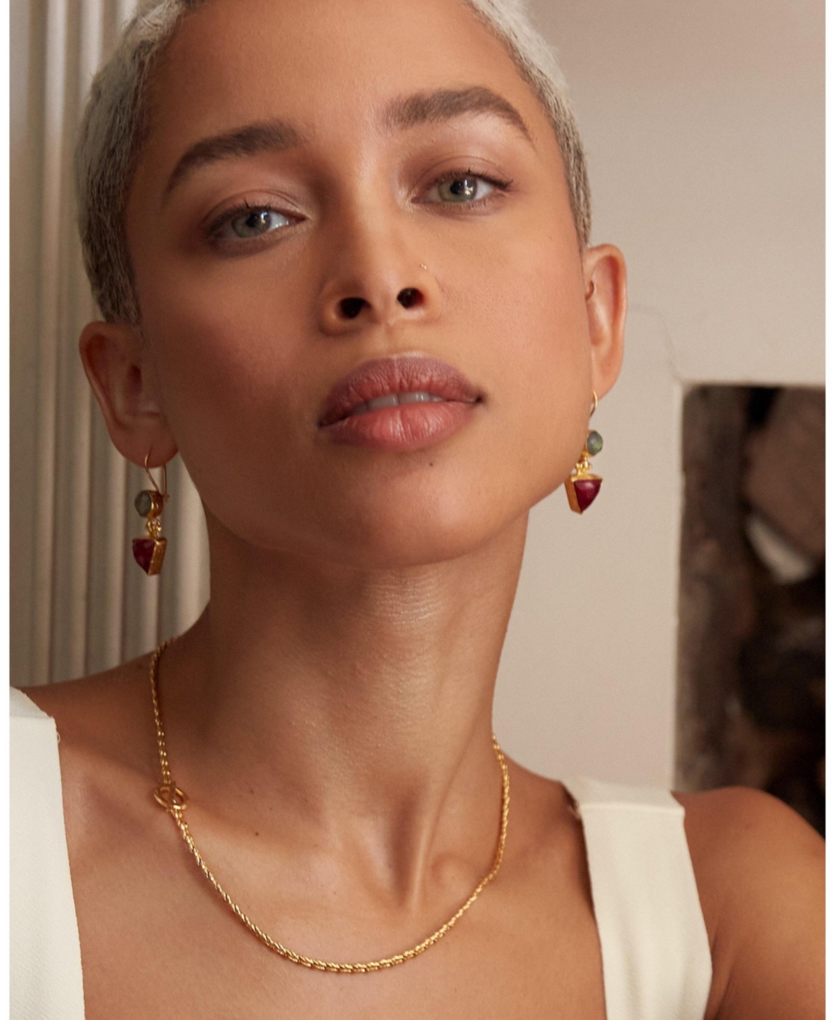 Ottoman Hands Hydra Drop Earrings