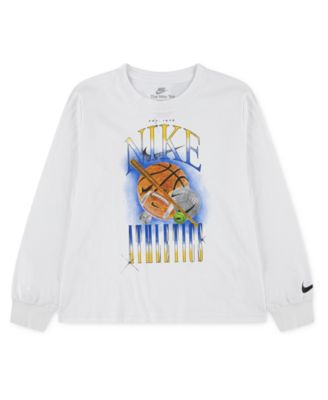 Nike - Boys 2T-7 Athletics Multisport Crewneck T-Shirt