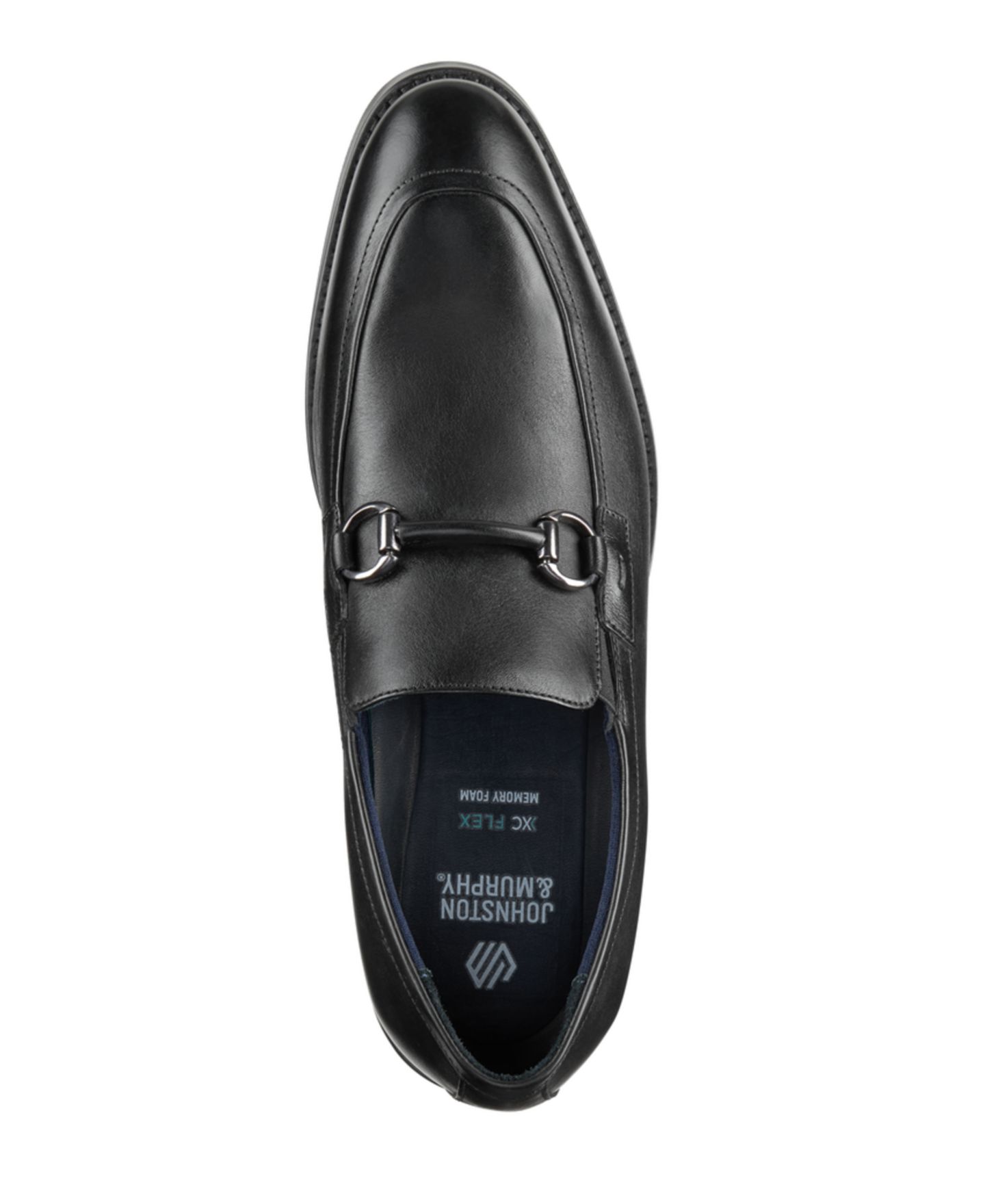 Обувь Johnston & Murphy Men's Landry Bit Round Toe Dress Shoes, цвет: Чёрный — фото 4