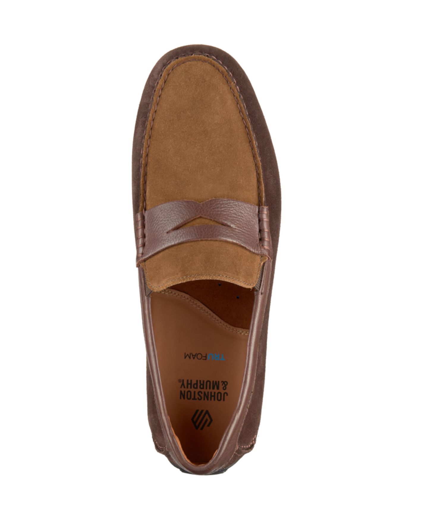 Мужские туфли Johnston & Murphy Cort 2.0 Round Toe Penny, цвет: Коричневый разноцветный — фото 4