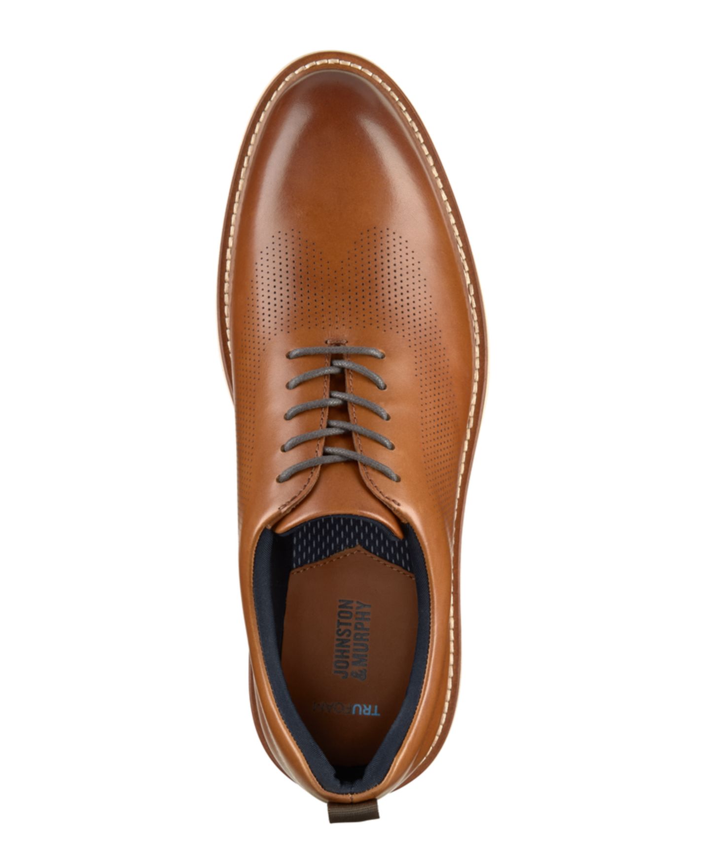Обувь Johnston & Murphy Men's Upton Round Toe, цвет: Рыжевато-коричневый — фото 4