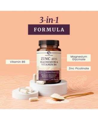 Magnesium, Zinc, and B6 Capsules, 60ct
